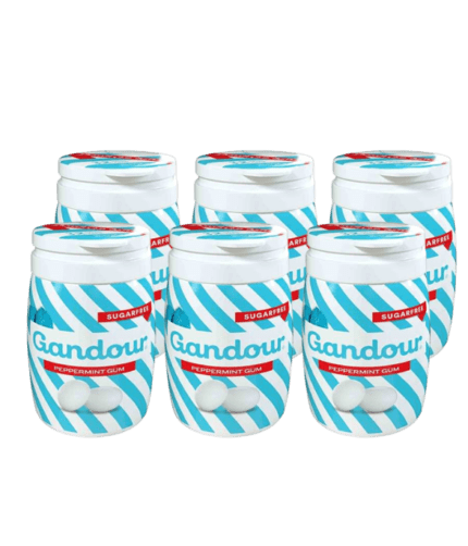 GANDOUR PEPPERMINT GUM 6X32 PCS