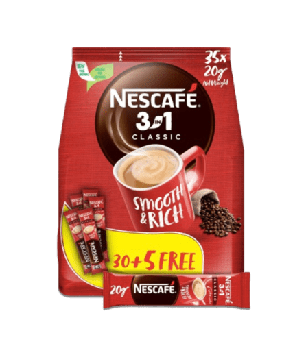 NESCAFE 3IN1 CLASSIC  30X20 GM+5 FREE