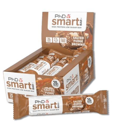 SMART BAR PORTEIN SALTED FUDGE 12X64 GM