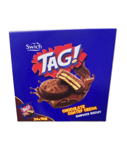 SWICH TAG CHOCOLATE 24X18 GM