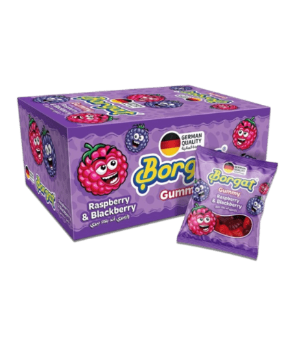 BORGAT GUMMY RASPBERRY 24X10 GM