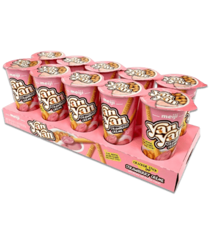 MEIJI YAN YAN STRAWBERRY FLAVOUR 10X44GM