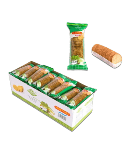 THIN CRISPY BISCUITS VEGETABLE 24X26 GM