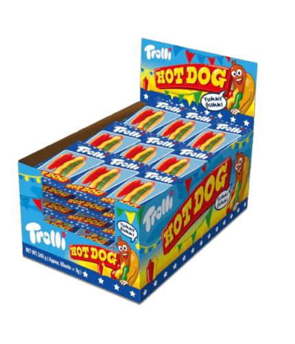 TROLLI HOT DOG 36X12 GM