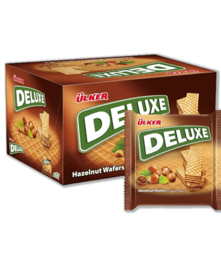 ULKER DELUX HAZELNUT WAFERS 12X40GM